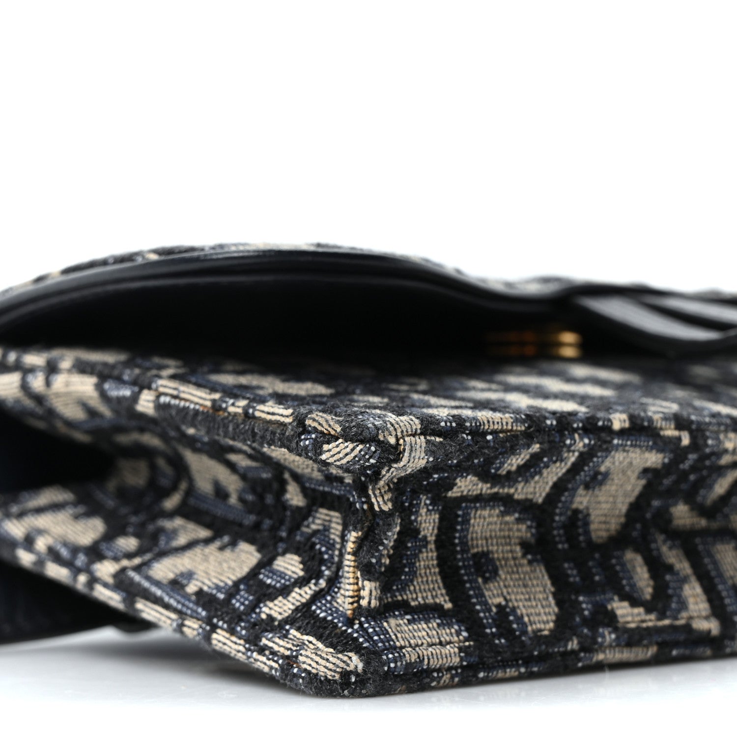 Christian Dior Oblique Saddle Belt Bag Blue 9 of 10
