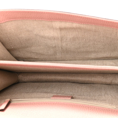 Gucci Dollar Calfskin Small Interlocking G Shoulder Bag Soft Pink 5 of 10