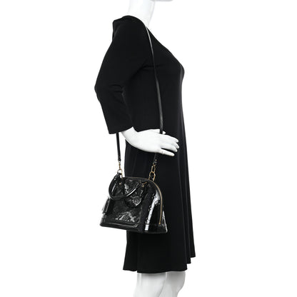 Louis Vuitton Vernis Alma BB Noir Magnetique 2 of 11