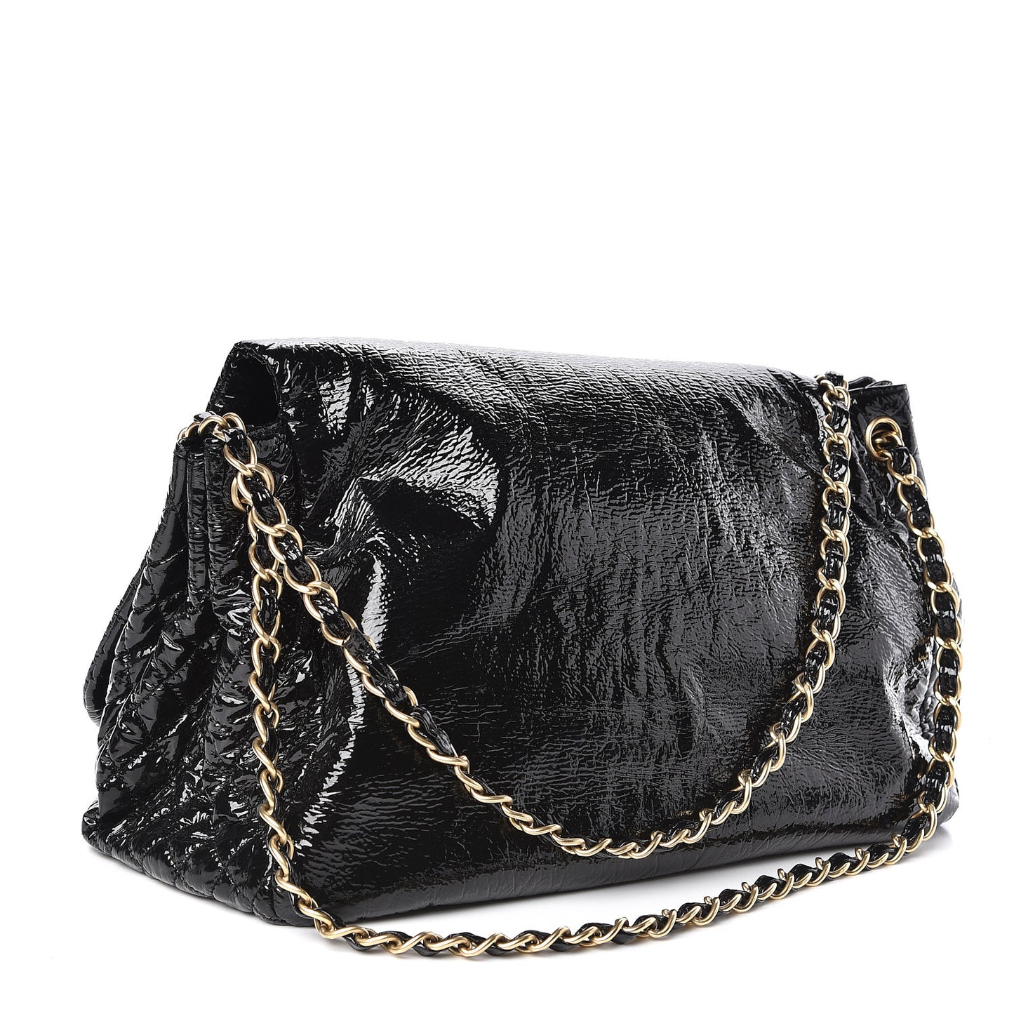 Vinyl XL Rock and Chain Flap Black