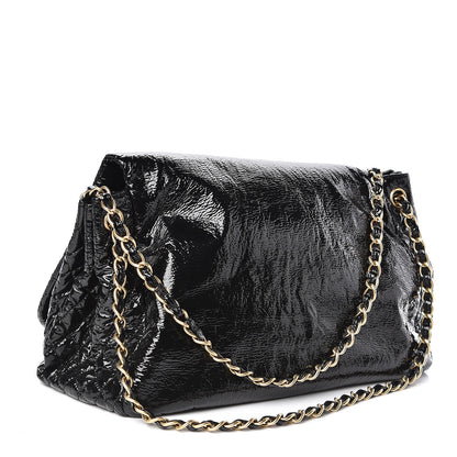 Chanel Vinyl XL Rock and Chain Flap Black 3 of 11