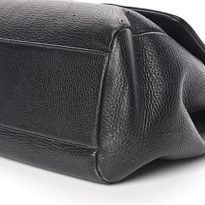 Dolce & Gabbana Grained Deerskin Large Miss Sicily Satchel Black 9 of 9