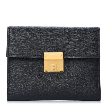 Hermes Chevre Mysore Clic Mini Card Holder Black 1 of 8
