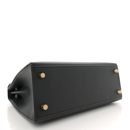 Hermes Epsom Kelly Sellier 25 Black 4 of 11