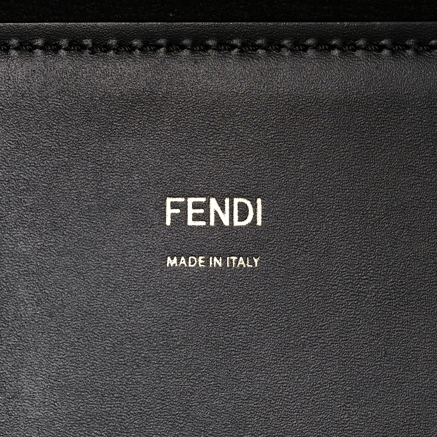 Vitello King Plexiglass Medium Fendi Sunshine Shopper Tote Black