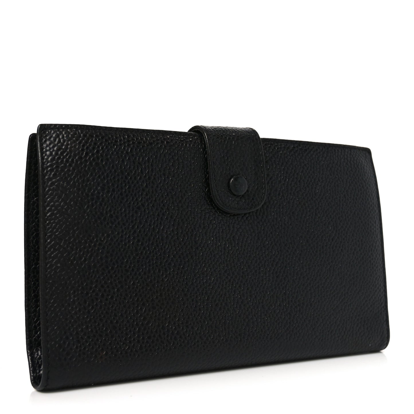 Caviar Timeless CC French Wallet Black