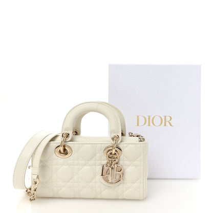 Christian Dior Lambskin Cannage Small Lady D-Joy Latte 30 of 31