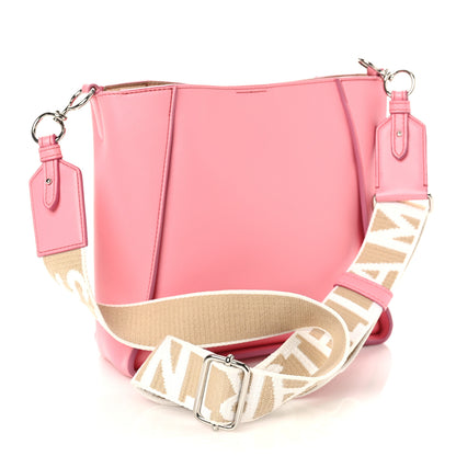 Stella McCartney Eco Alter Nappa Perforated Logo Mini Crossbody Pink 3 of 9
