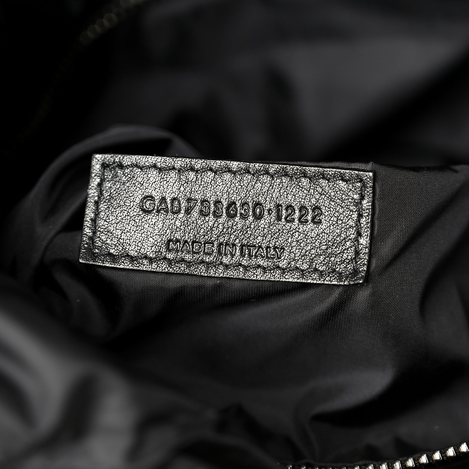 Saint Laurent Econyl Nylon Lou Puffer Messenger Black 7 of 10