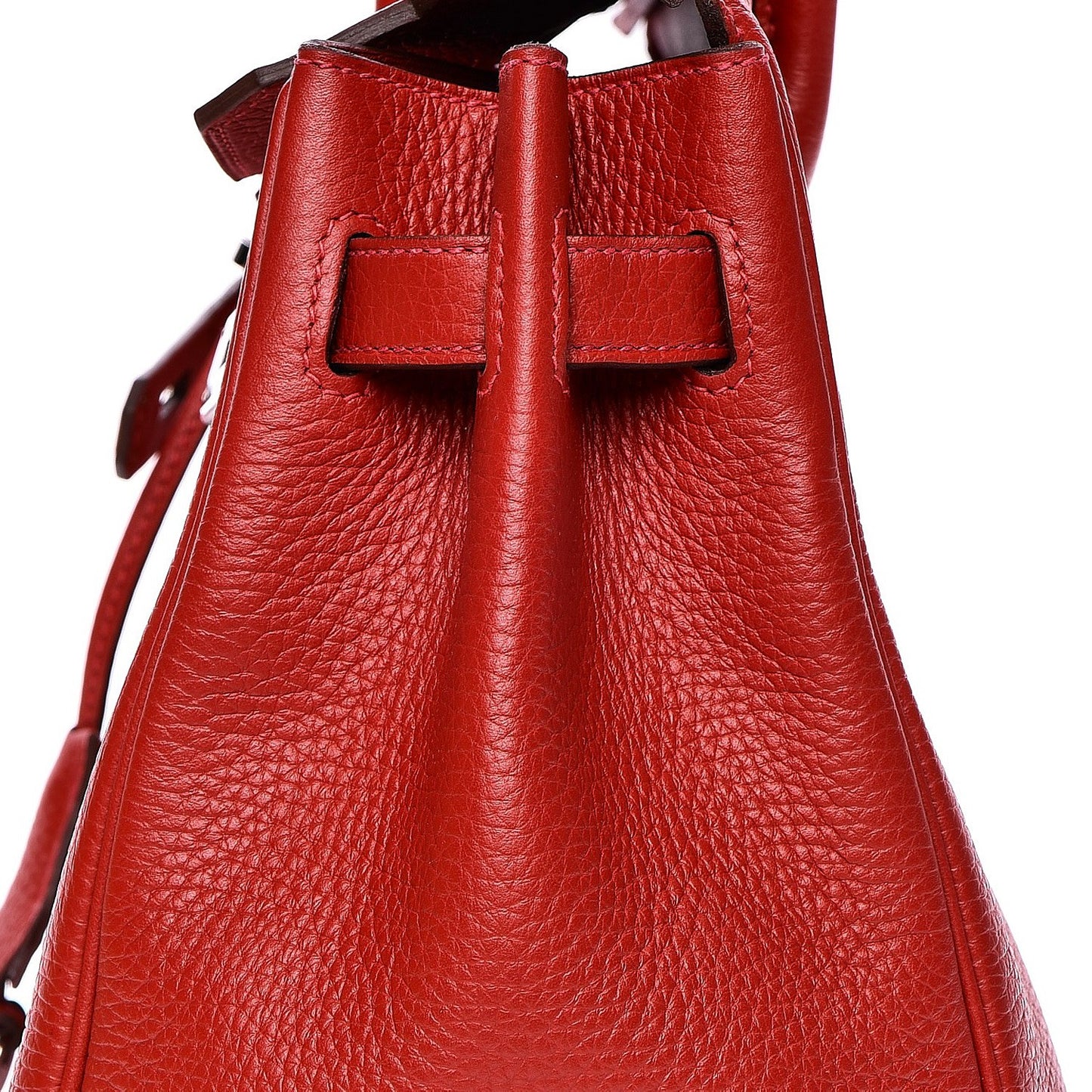 Taurillon Clemence Birkin 30 Rouge Casaque