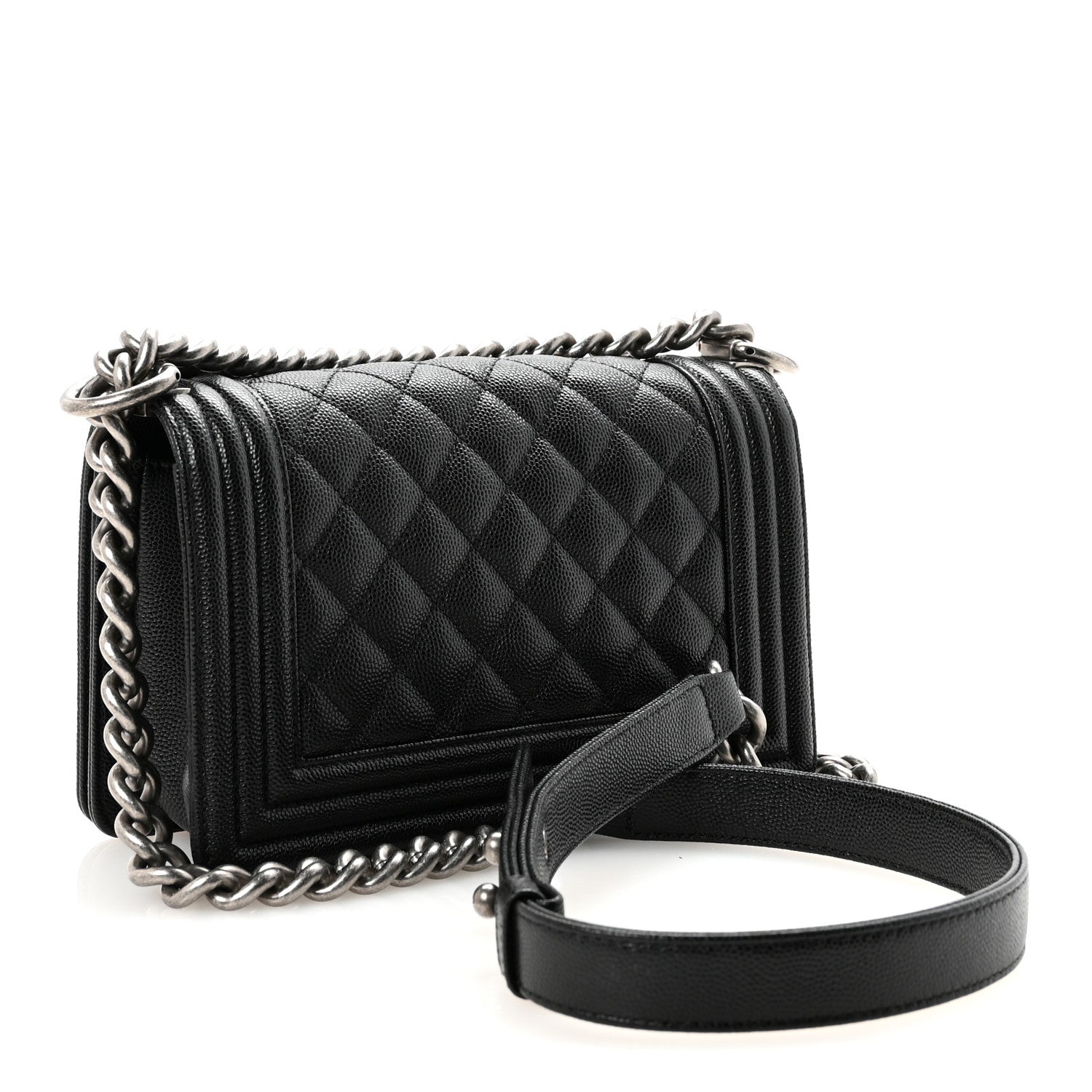 Chanel Caviar Quilted Small Boy Flap Black 3 of 11