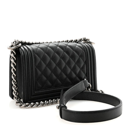 Chanel Caviar Quilted Small Boy Flap Black 3 of 11