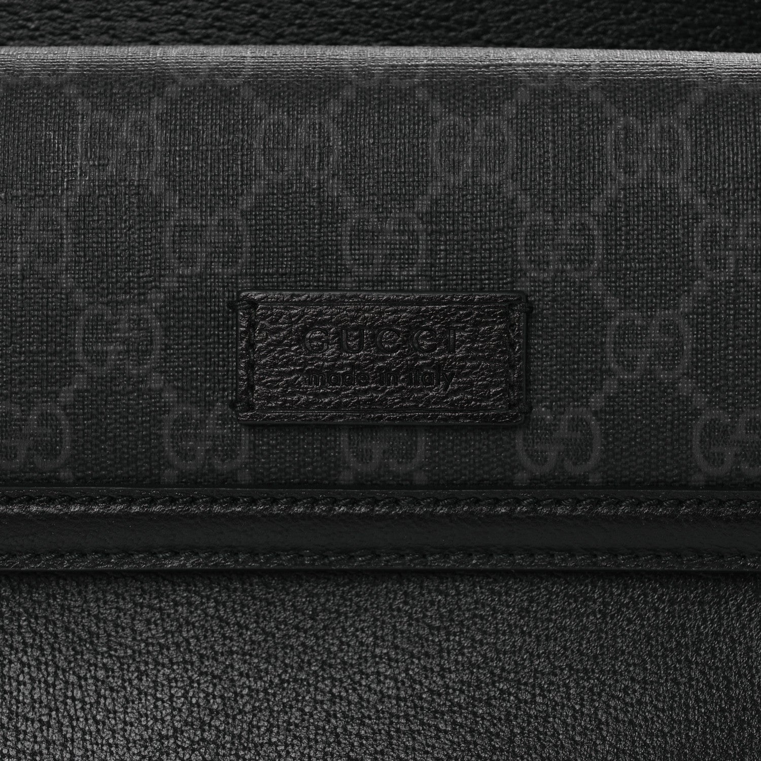 Gucci GG Supreme Monogram Small Crossbody Bag Black 8 of 11