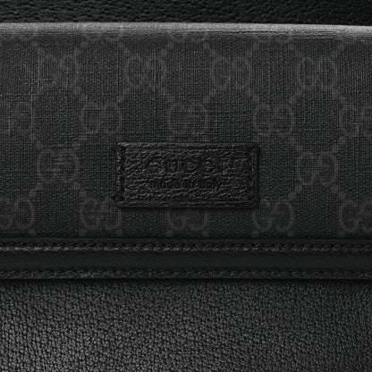Gucci GG Supreme Monogram Small Crossbody Bag Black 8 of 11