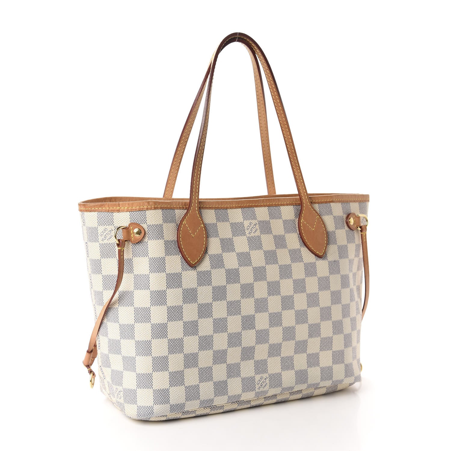 Louis Vuitton Damier Azur Neverfull PM 3 of 14