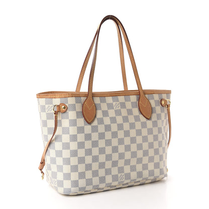 Louis Vuitton Damier Azur Neverfull PM 3 of 14