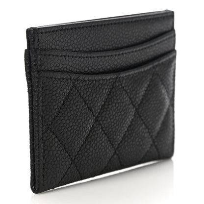 Chanel Caviar Quilted Card Holder Black 3 of 12