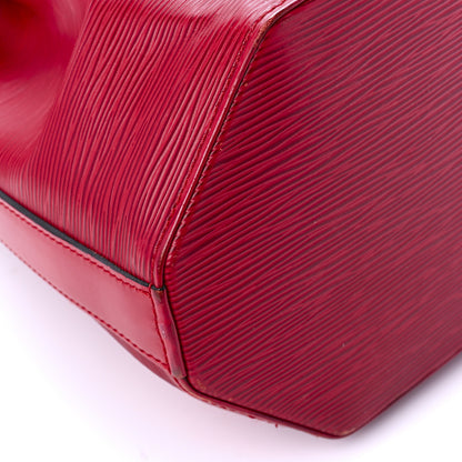 Louis Vuitton Epi Sac D'Epaule GM Castillan Red 11 of 13