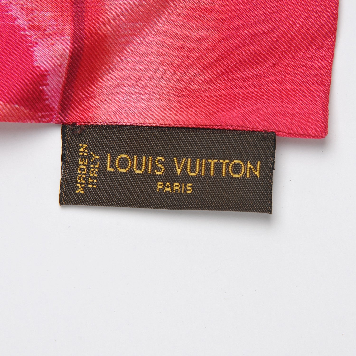 Louis Vuitton Silk Monogram Ikat Summer Bandeau Rose Indien 5 of 5