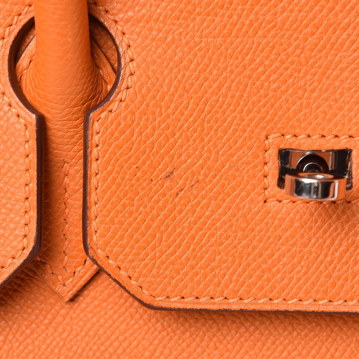 Epsom Birkin 35 Orange
