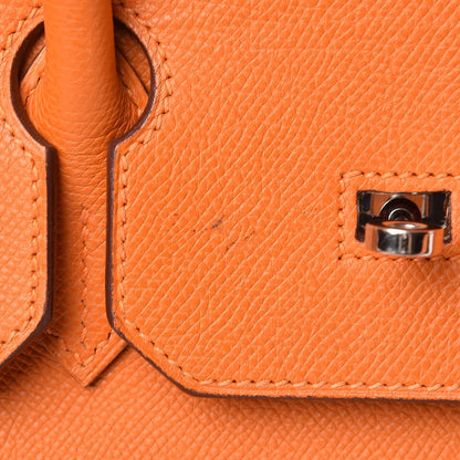 Hermes Epsom Birkin 35 Orange 36 of 49