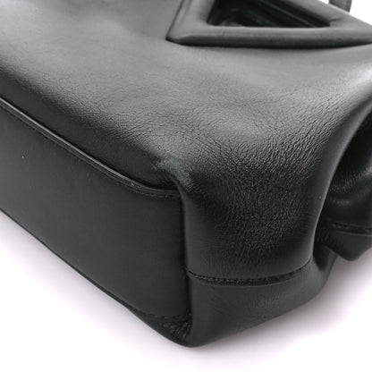 Bottega Veneta Calfskin Small The Point Triangle Bag Black 9 of 9