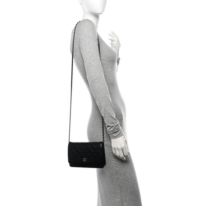 Chanel Caviar Quilted Wallet on Chain WOC Black 2 of 11