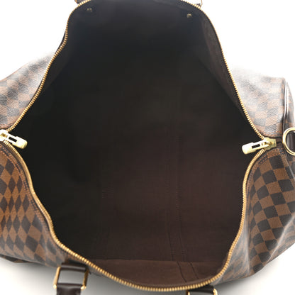 Louis Vuitton Damier Ebene Keepall Bandouliere 55 5 of 10
