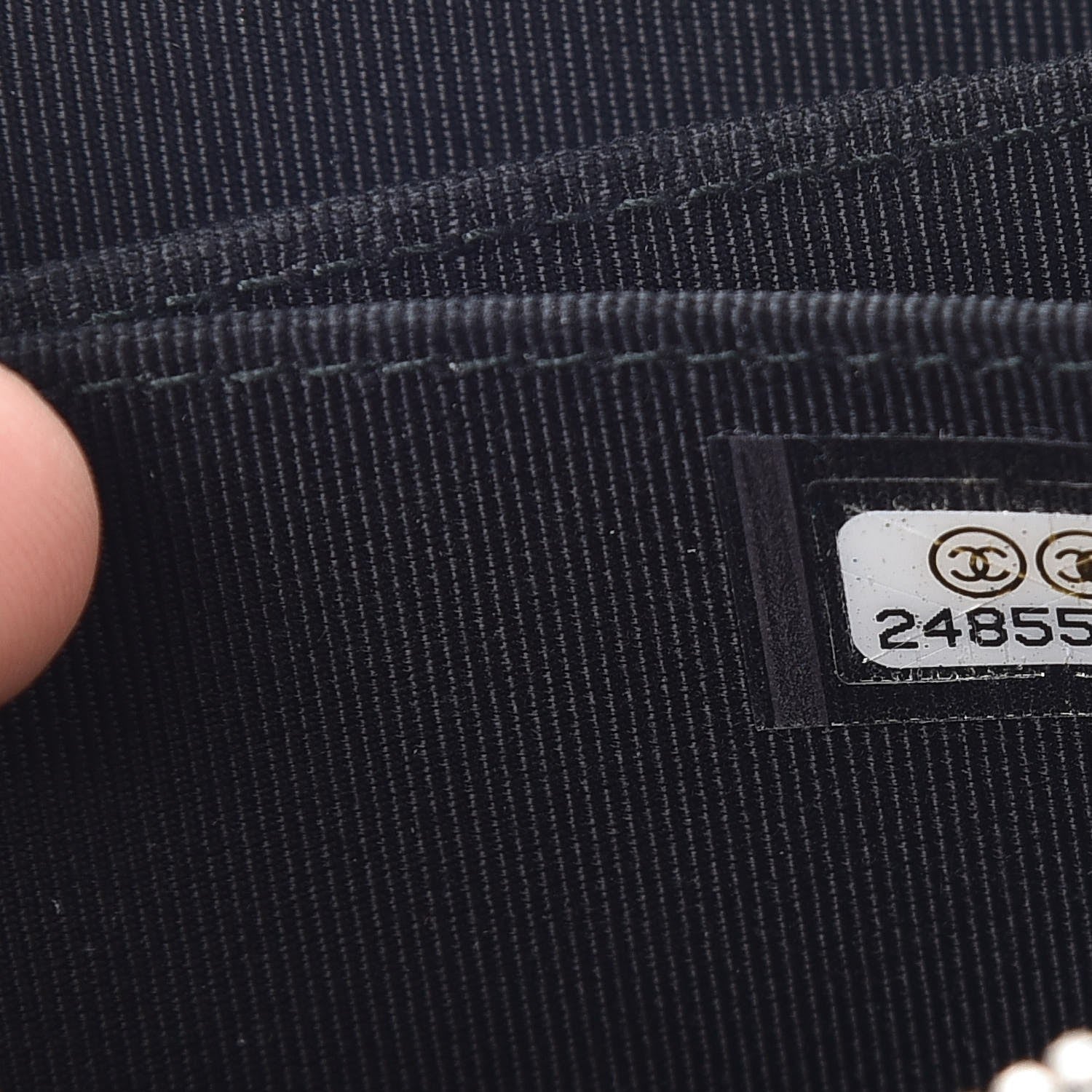 Chanel Iridescent Caviar Quilted Zip Coin Purse Black 7 of 8
