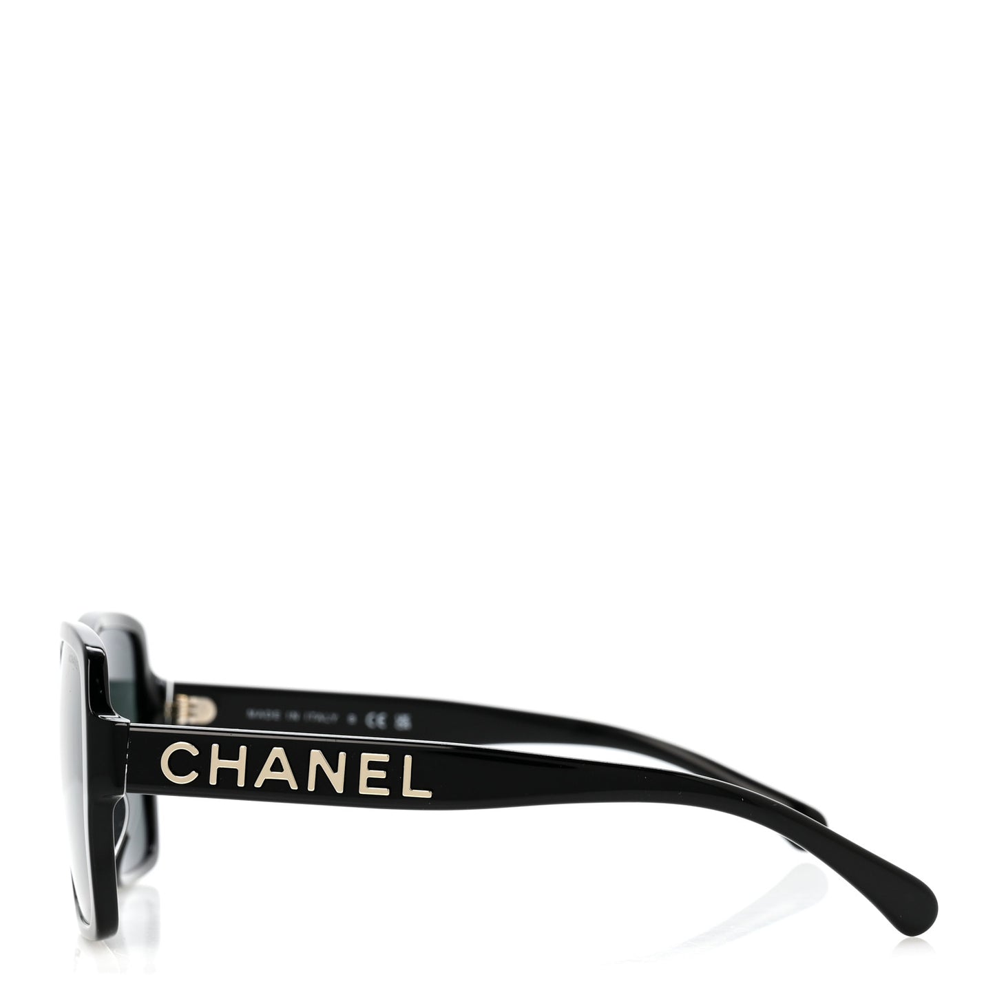 Acetate Square Sunglasses 5408-A Black