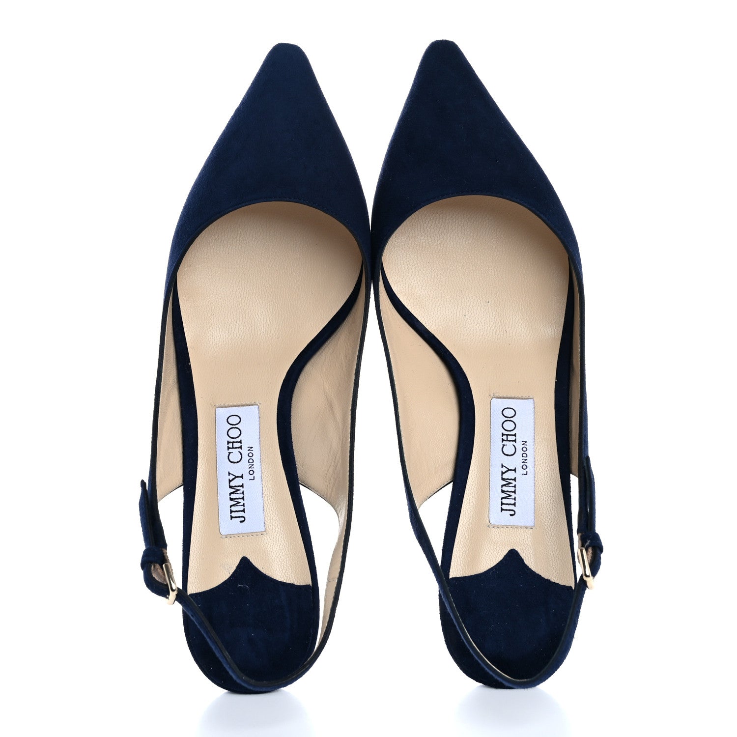 Jimmy Choo Suede Erin 60 Pumps 39.5 Navy 2 of 9