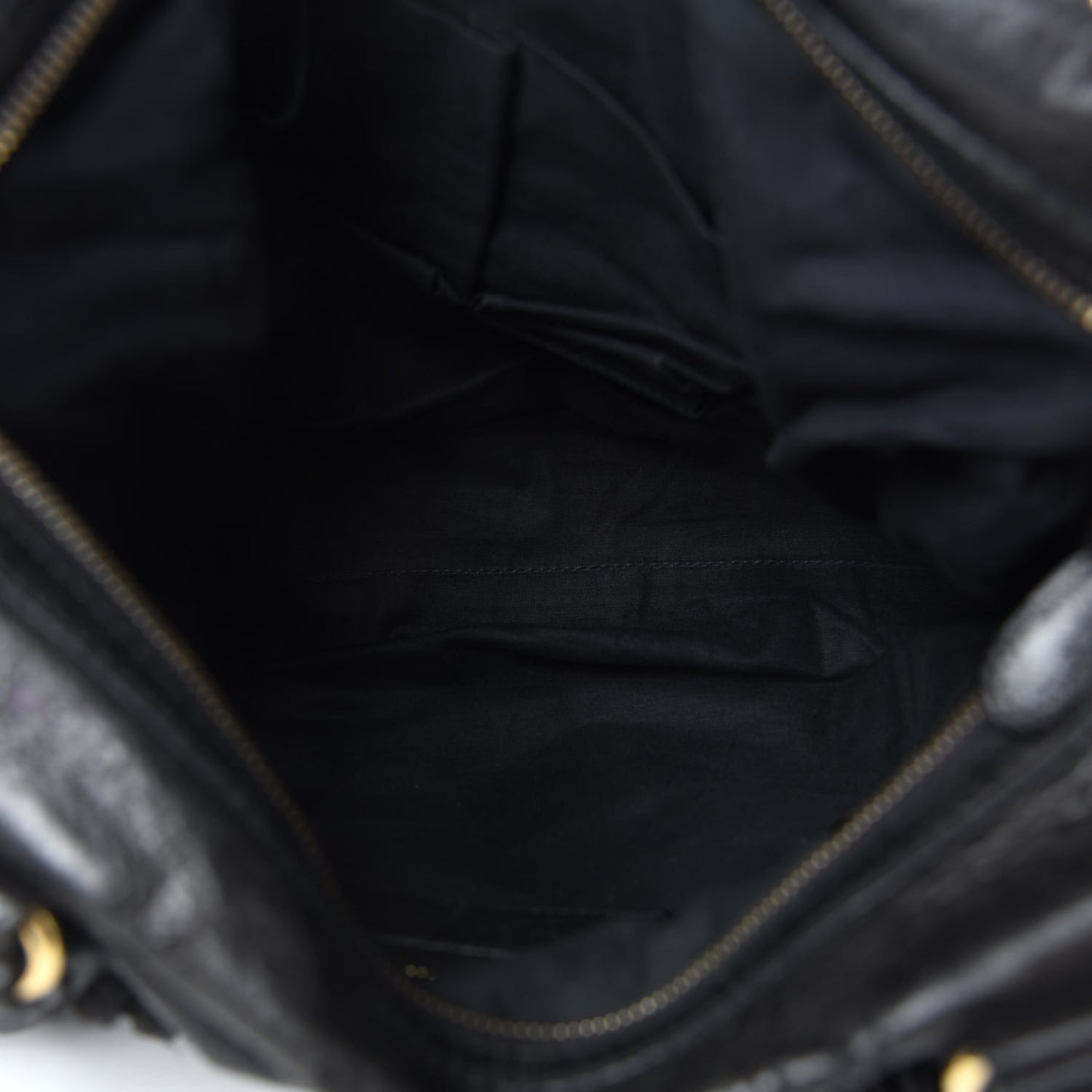Agneau Giant 12 Gold Hardware Boston Black