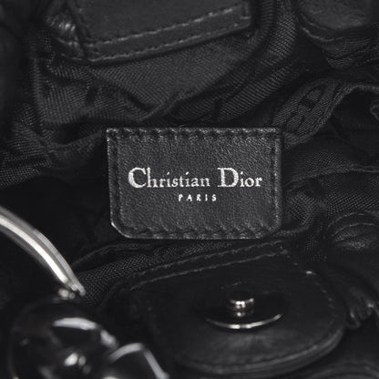 Christian Dior Calfskin Maris Pearl Beaded Mini Tote Black 6 of 10