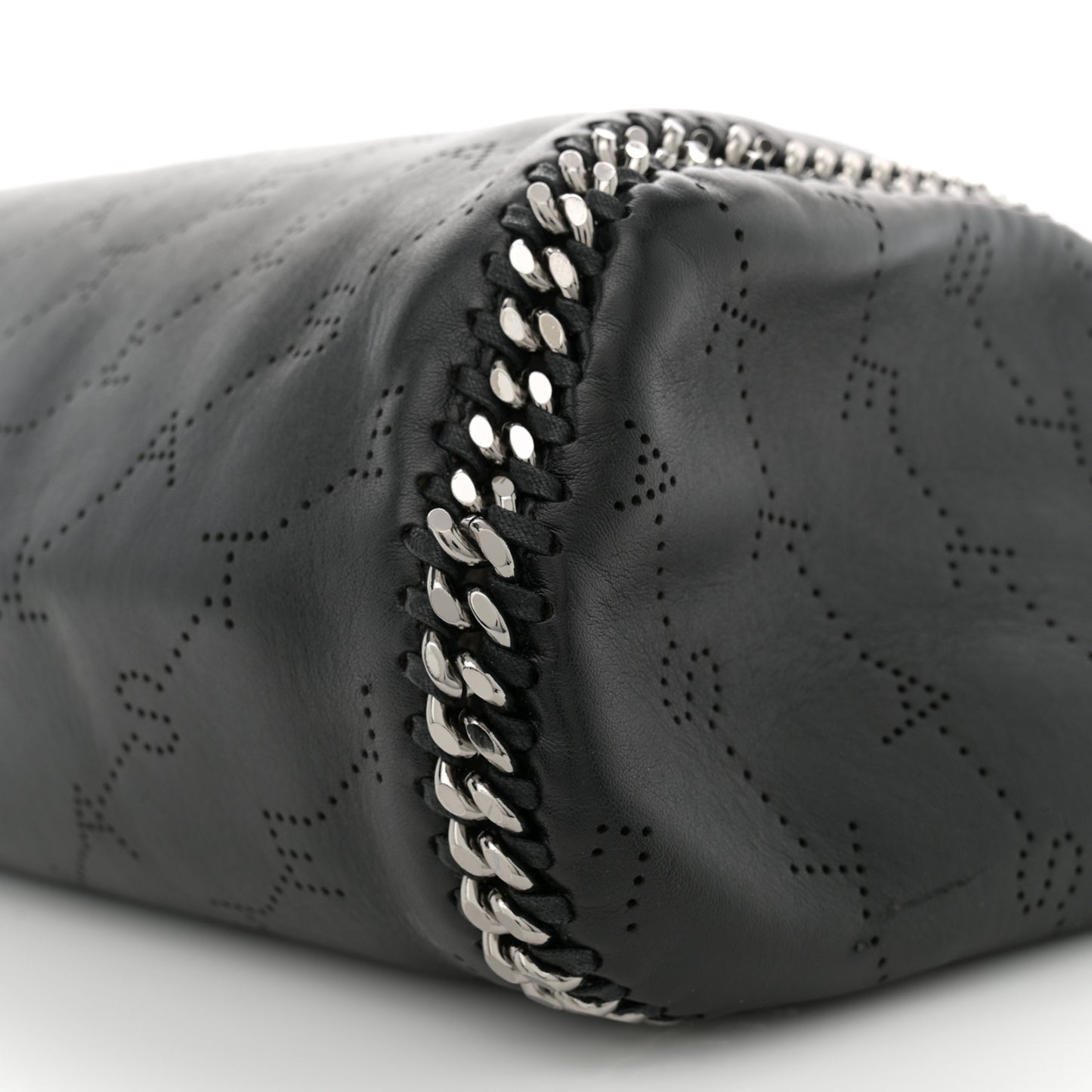 Eco Alter Nappa Perforated Logo Falabella Reversible Tote Black