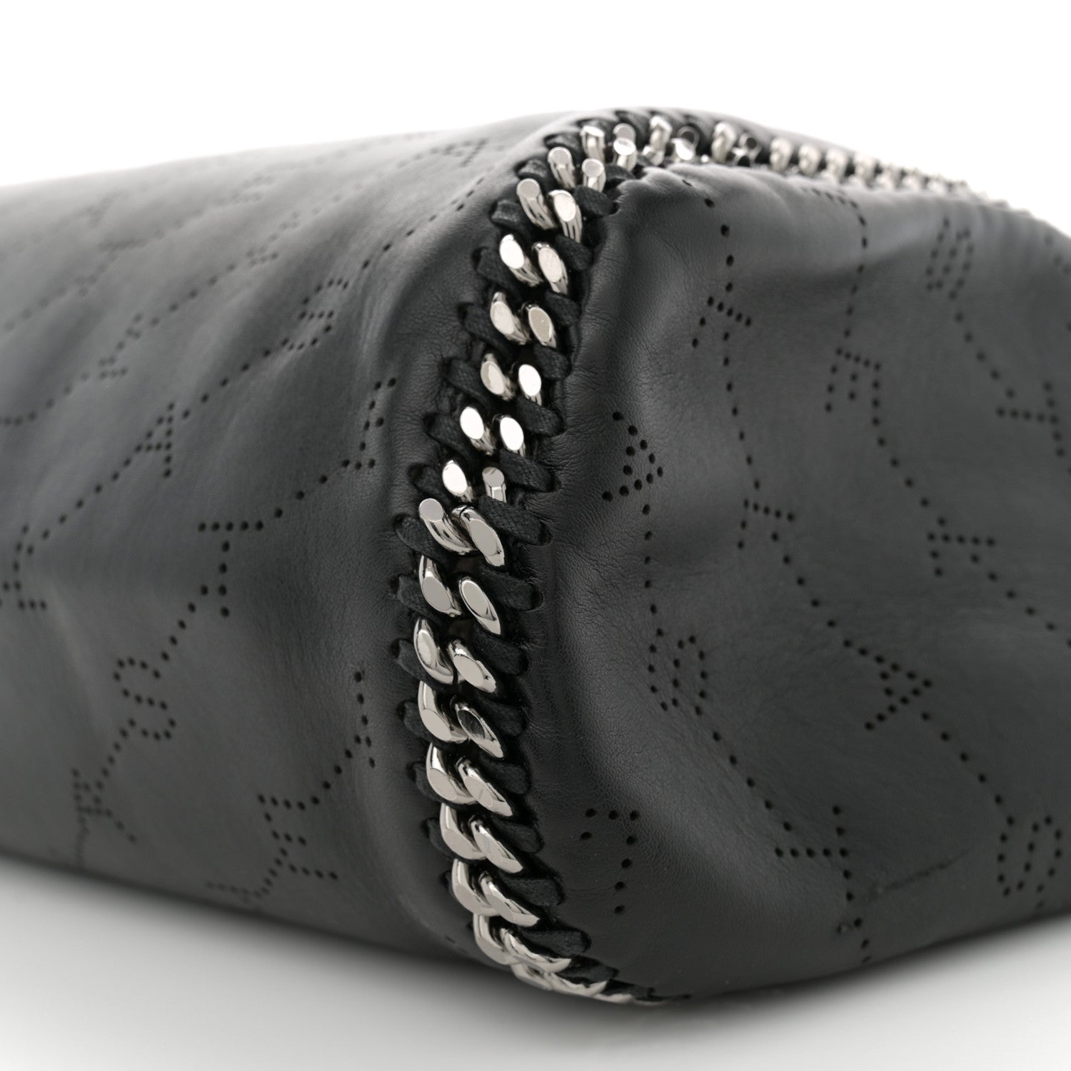Stella McCartney Eco Alter Nappa Perforated Logo Falabella Reversible Tote Black 11 of 15