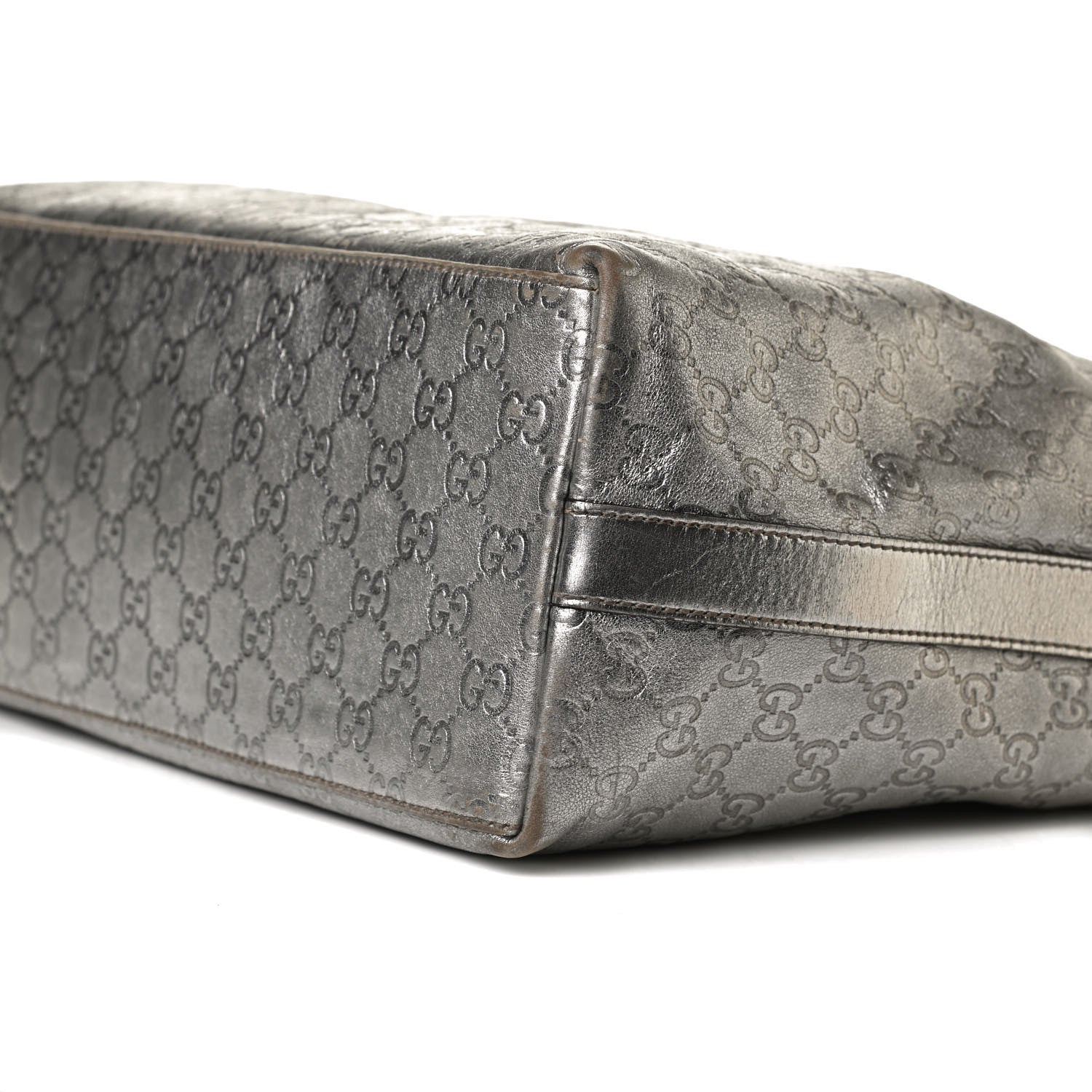 Gucci Metallic Guccissima Hobo Silver 10 of 16