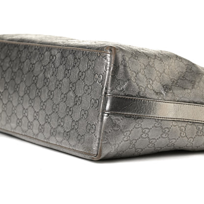 Gucci Metallic Guccissima Hobo Silver 10 of 16