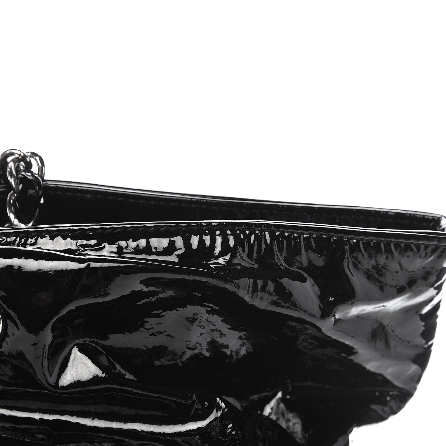 Chanel Patent Bonbons Shopper Tote Black 13 of 18