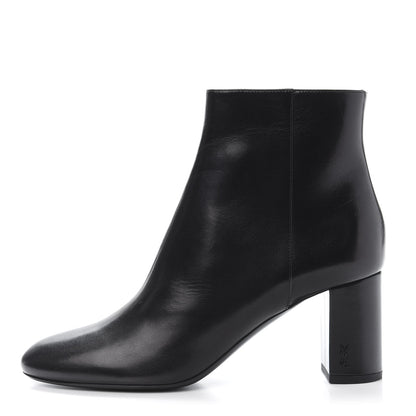 Saint Laurent Nappa Loulou Ankle Zip Boot 39.5 Black 1 of 9