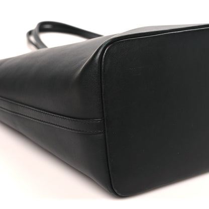 Dolce & Gabbana DOLCE GABBANA Calfskin Medium Fefe Tote Black 9 of 10