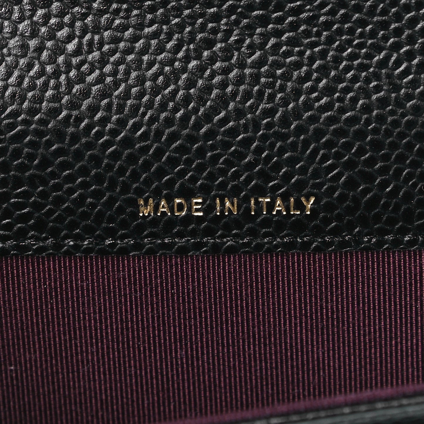 Caviar Quilted Flap Card Holder Wallet Black