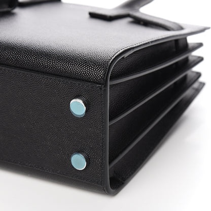 Saint Laurent Grained Calfskin Nano Sac De Jour Black 9 of 11