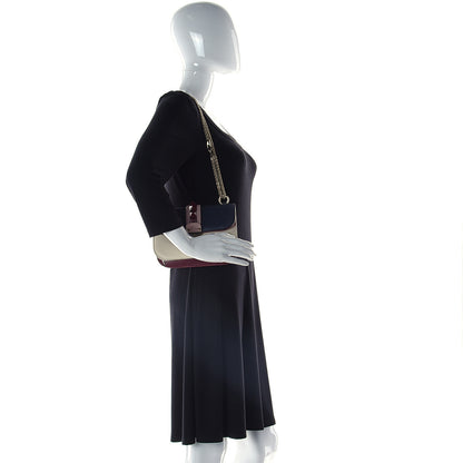 Valentino Garavani Vitello Small Glam Lock Rockstud Flap Light Ivory Water Rose Marine Rubin 3 of 13