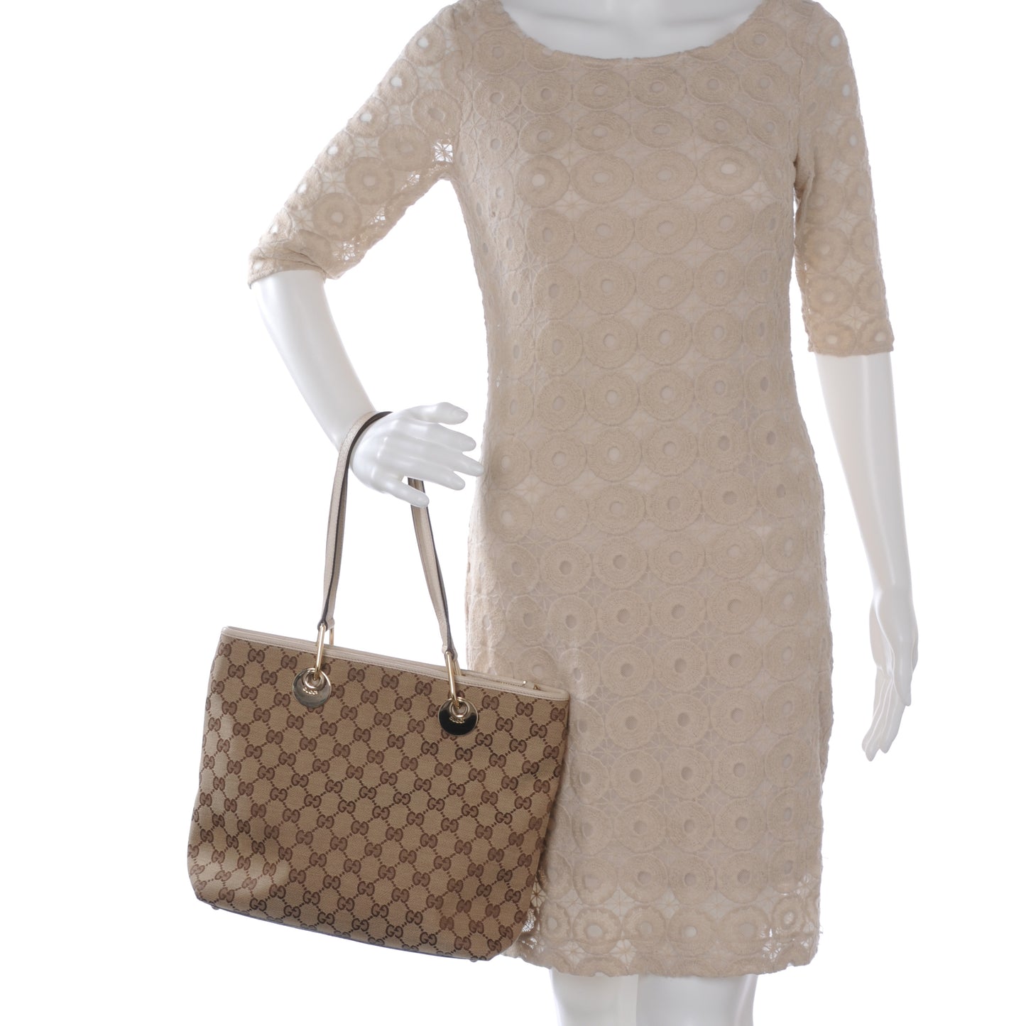 Monogram Eclipse Tote White