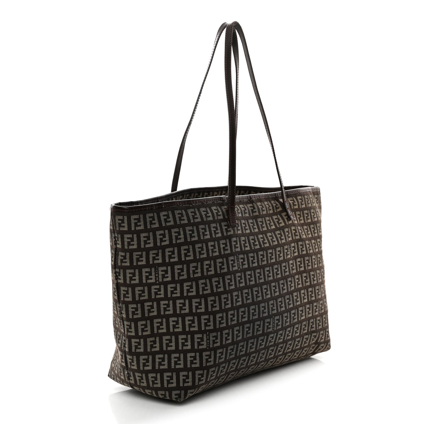 Zucchino Vitello Roll Tote Testa di Moro Beige