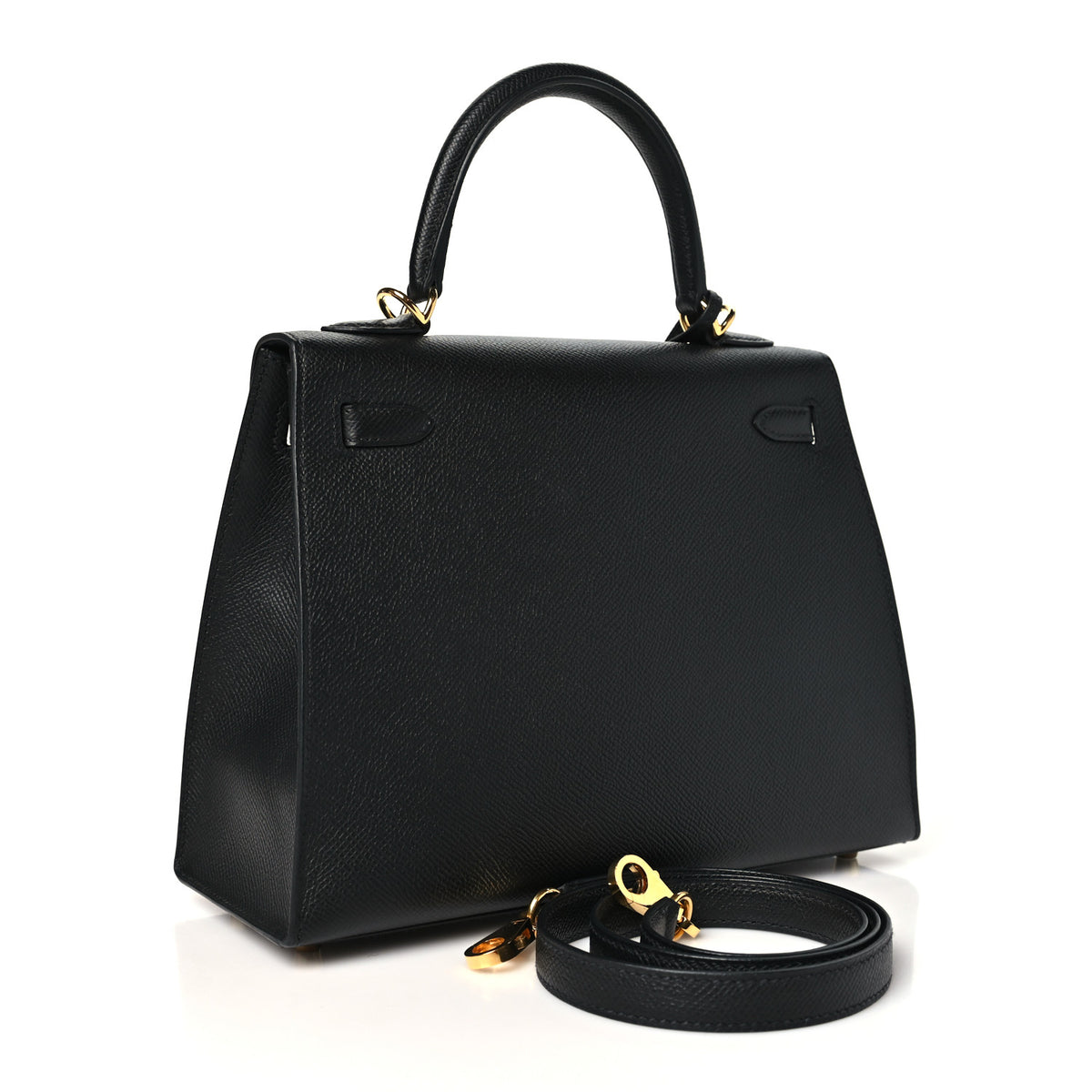 Hermes Epsom Kelly Sellier 25 Black 3 of 11