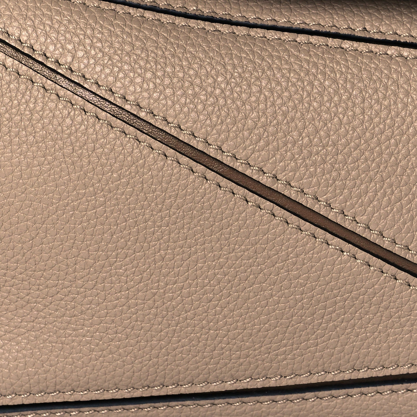 Calfskin Mini Puzzle Bag Sand Mink