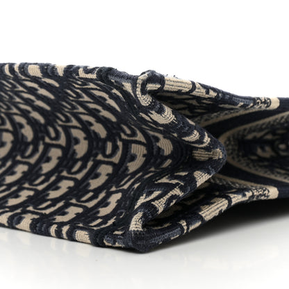 Christian Dior Oblique Small Book Tote Blue Multicolor 10 of 10