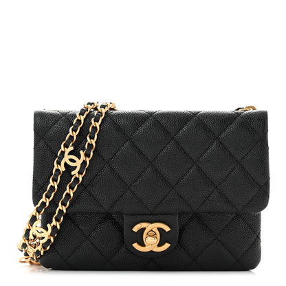 Chanel Shiny Caviar Pick Me Up Flap Belt Bag Black 1 of 12