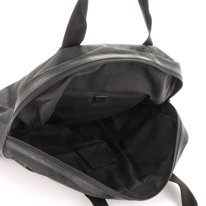 Gucci Nylon Monogram Duffle Bag Black 5 of 7